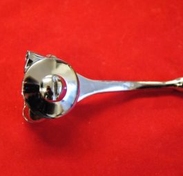 Magneto lever 1" with 4"arm (for L/H fitting). English.