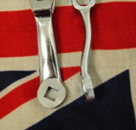Rear wheel brake arm lever, double sided pre unit Triumph