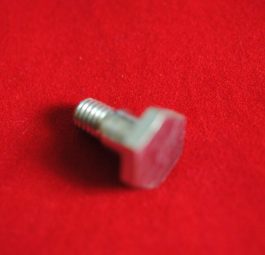 Front fixing stepped bolt, spring washer, nut and washer.